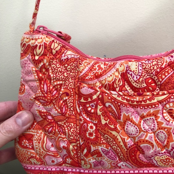 Vera Bradley orange and pink purse - Picture 7 of 7